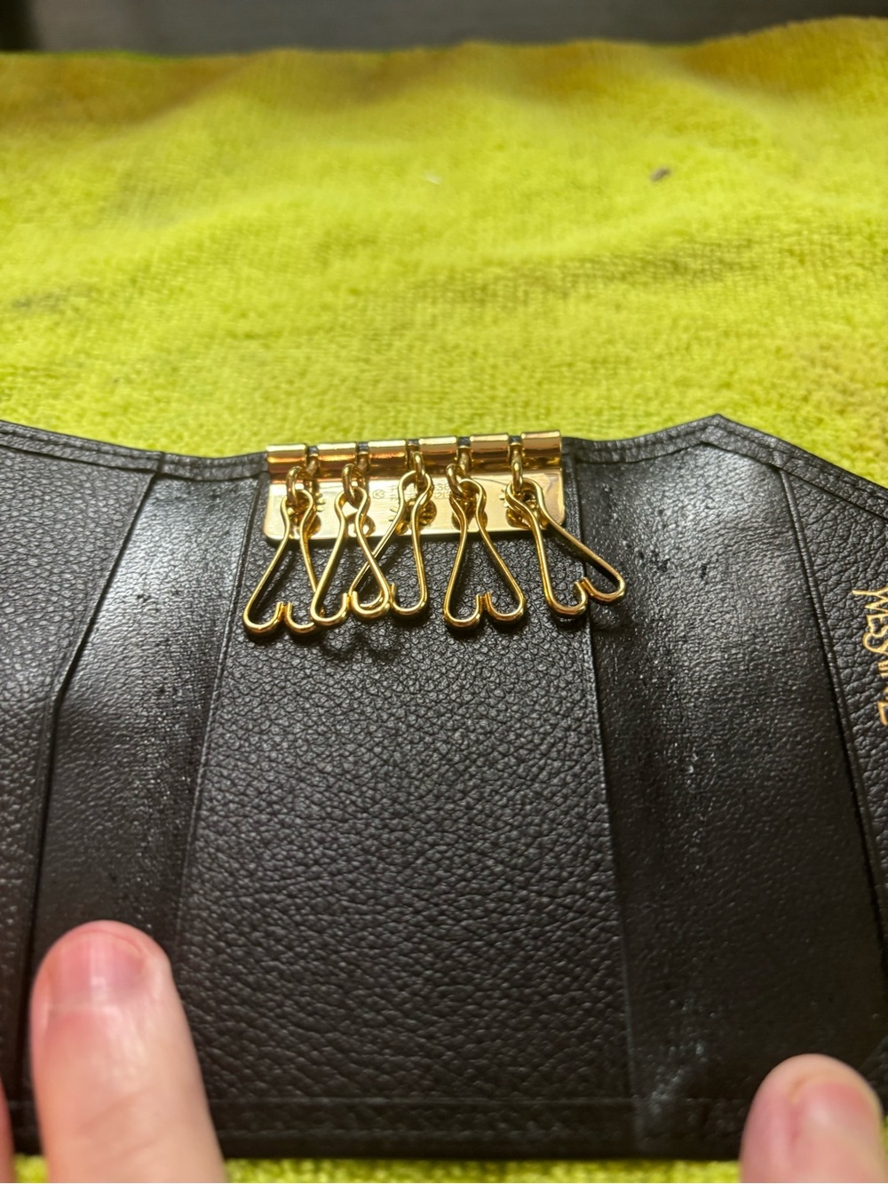 Rare Vintage Yves Saint Laurent Envelope Key Case / Mini Wallet Excellent Cond - Picture 7 of 7